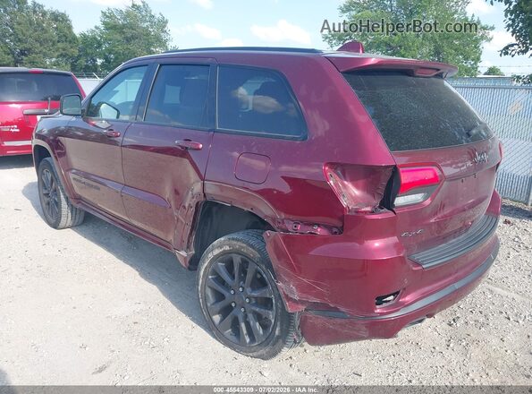 1C4RJFCG5JC179846 2018 JEEP GRAND CHEROKEE Темно-бордовый Задняя левая четверть