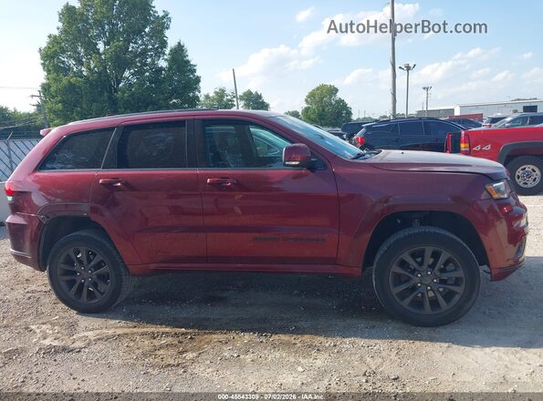 1C4RJFCG5JC179846 2018 JEEP GRAND CHEROKEE Темно-бордовый Вид задней части салона
