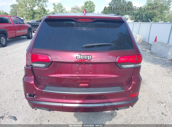 1C4RJFCG5JC179846 2018 JEEP GRAND CHEROKEE Темно-бордовый 