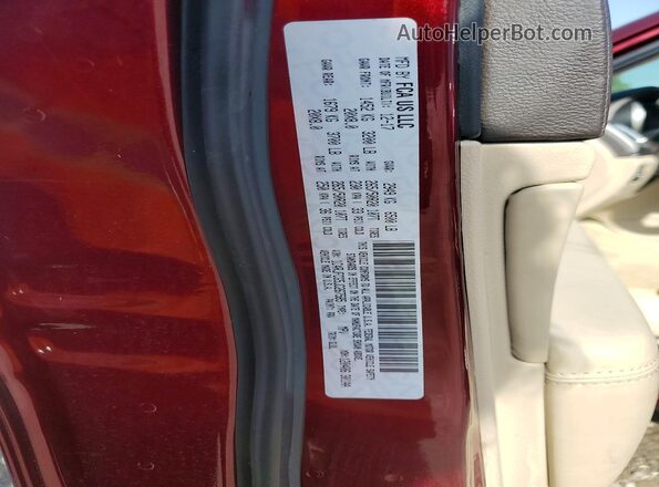 1C4RJFCG5JC267585 2018 JEEP GRAND Red Вид наклейки з VIN-кодом