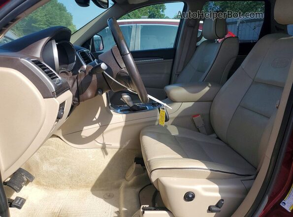 1C4RJFCG5JC267585 2018 JEEP GRAND Red Вид салону спереду