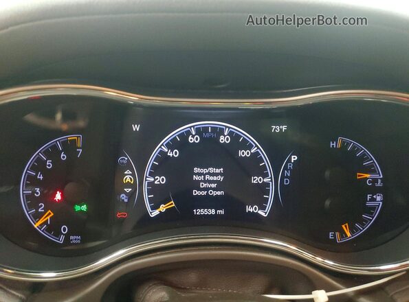 1C4RJFCG6HC782704 2017 JEEP GRAND White Vista del cuadro de instrumentos