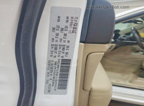 1C4RJFCG6HC782704 2017 JEEP GRAND White Vista de la etiqueta del VIN