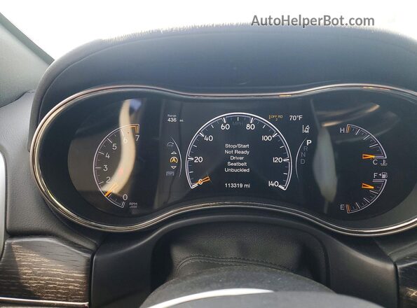 1C4RJFCG6JC118232 2018 JEEP GRAND Черный Вид щитка приборов