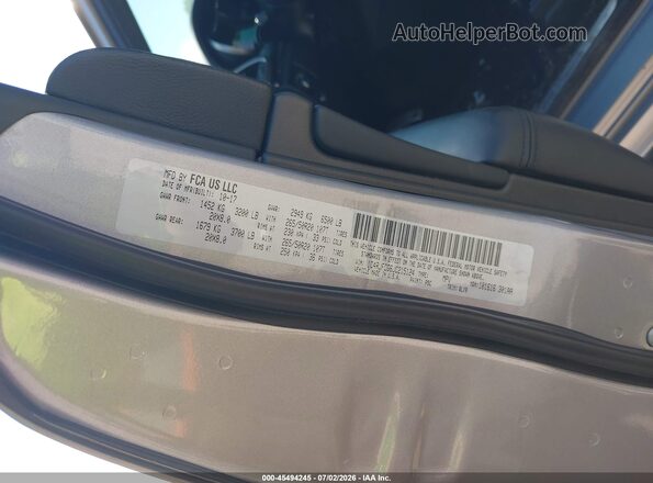 1C4RJFCG6JC215124 2018 JEEP GRAND CHEROKEE Gray Vista del compartimento del motor