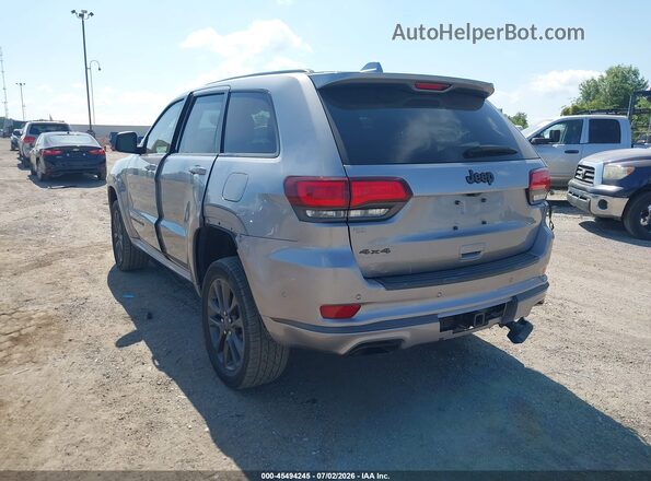 1C4RJFCG6JC215124 2018 JEEP GRAND CHEROKEE Gray Trasero izquierdo