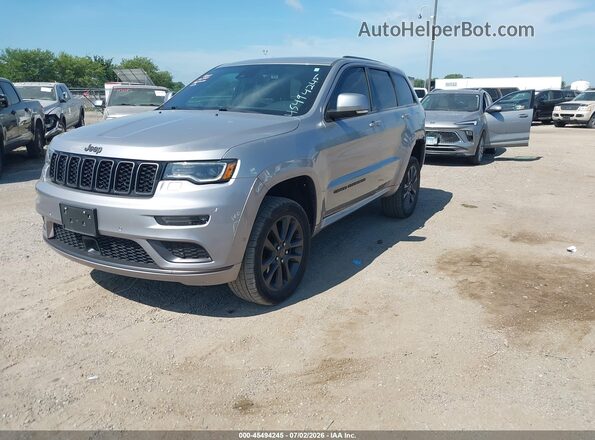 1C4RJFCG6JC215124 2018 JEEP GRAND CHEROKEE Gray Vista tres cuartos delantera izquierda