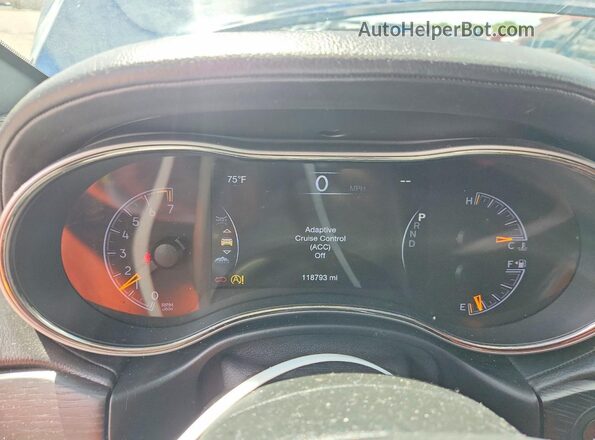 1C4RJFCG6JC436142 2018 JEEP GRAND Blue Vista del cuadro de instrumentos