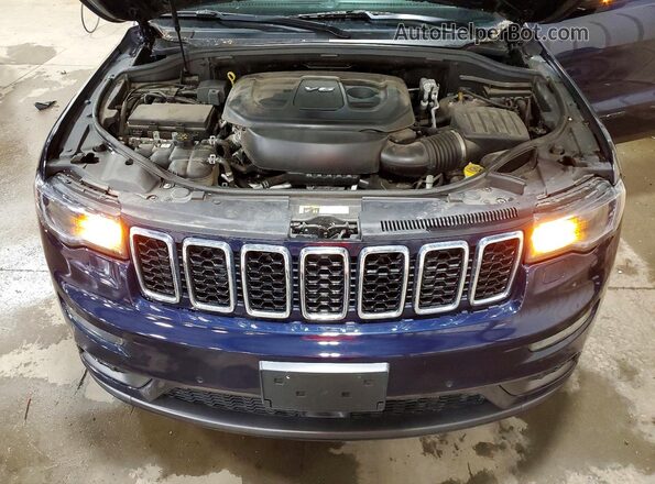 1C4RJFCG6JC436142 2018 JEEP GRAND Blue Vista del compartimento del motor