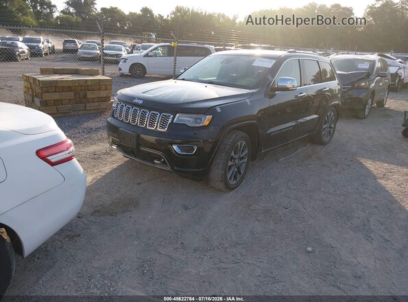 1C4RJFCG7HC790388 2017 JEEP GRAND CHEROKEE Black Առջևի ձախ երեք քառորդ տեսարան