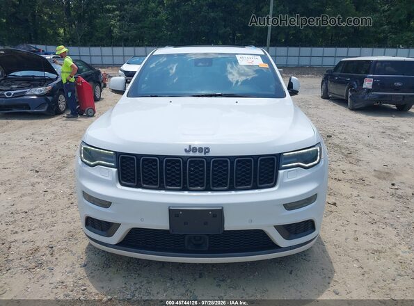 1C4RJFCG7JC195451 2018 JEEP GRAND CHEROKEE White ხელსაწყოთა პანელის ხედი