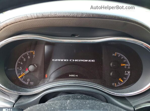 1C4RJFCG8LC190567 2020 JEEP GRAND Black ხელსაწყოთა პანელის ხედი