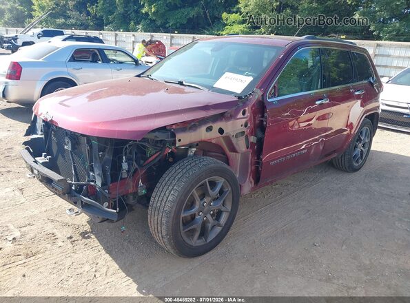 1C4RJFCG8MC736981 2021 JEEP GRAND CHEROKEE Красный Передняя левая четверть