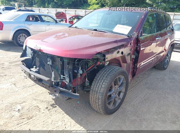 1C4RJFCG8MC736981 2021 JEEP GRAND CHEROKEE Красный Вид спереди