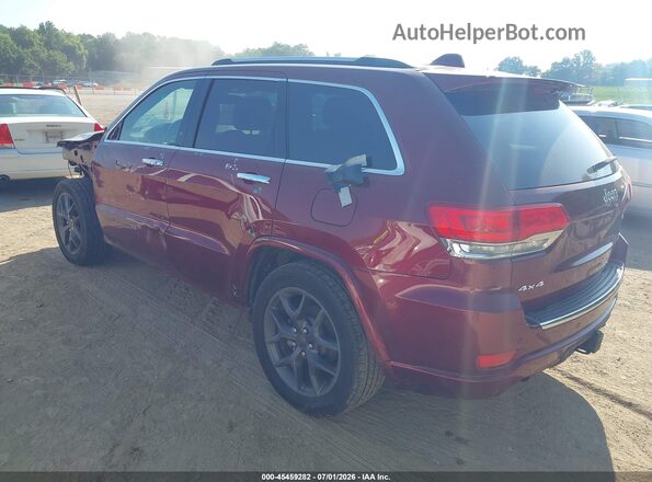 1C4RJFCG8MC736981 2021 JEEP GRAND CHEROKEE Красный Задняя левая четверть