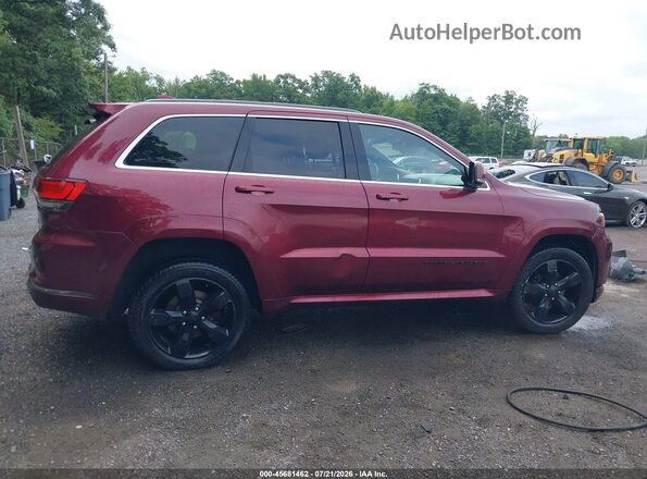 1C4RJFCG9GC388497 2016 JEEP GRAND CHEROKEE Burgundy Rear interior view