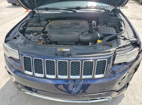 1C4RJFCG9GC390525 2016 JEEP GRAND Blue Engine compartment view