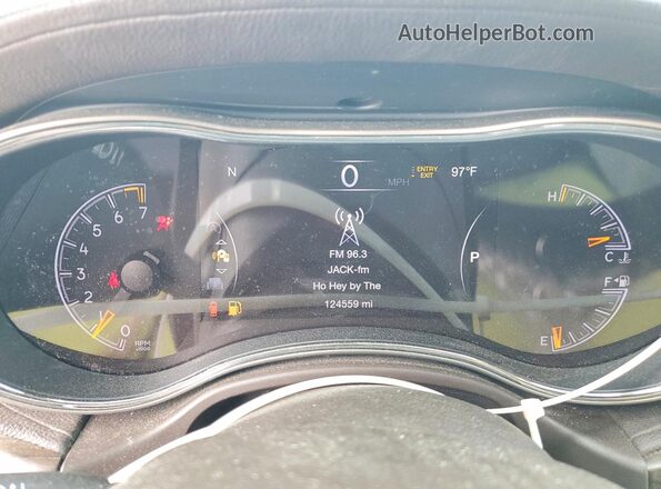 1C4RJFCG9GC390525 2016 JEEP GRAND Blue Instrument cluster view