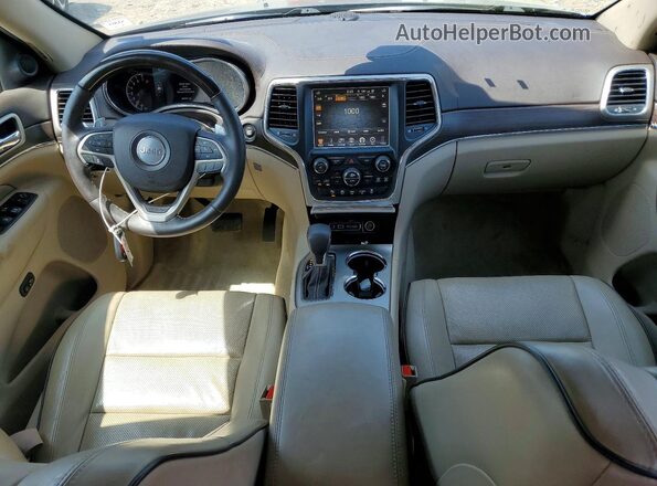 1C4RJFCG9HC843950 2017 JEEP GRAND Коричневый Вид панели приборов