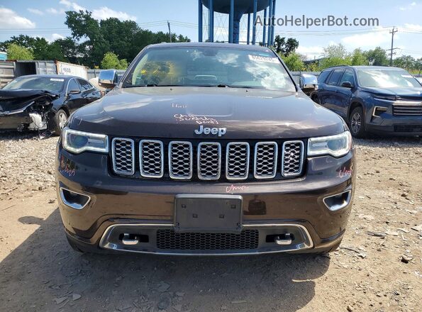 1C4RJFCG9HC843950 2017 JEEP GRAND Коричневый Вид спереди