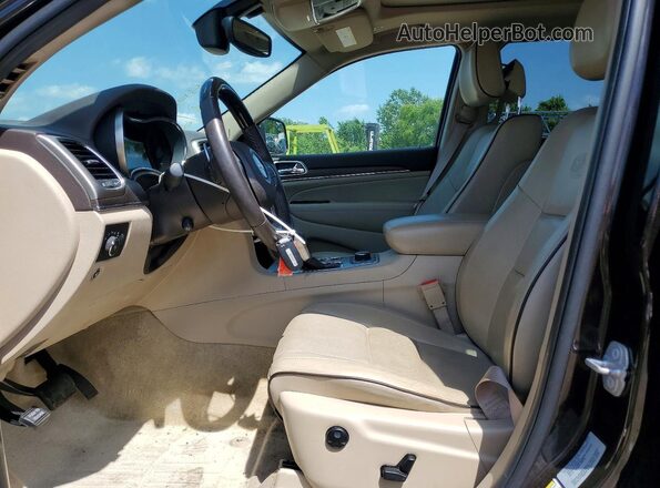 1C4RJFCG9HC843950 2017 JEEP GRAND Коричневый Вид салона спереди
