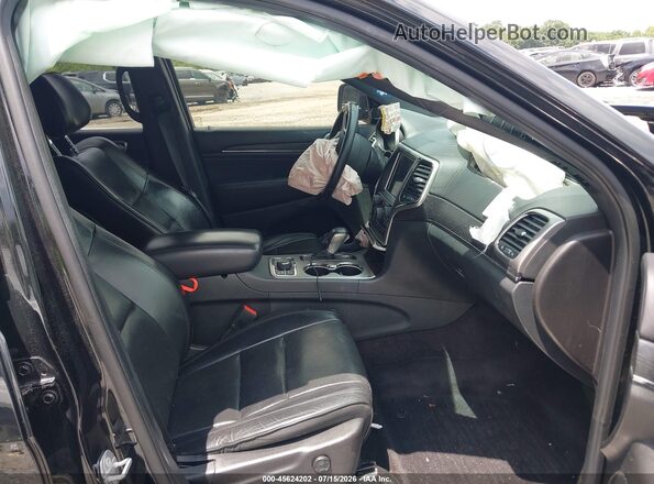 1C4RJFCGXJC336528 2018 JEEP GRAND CHEROKEE Black Вид салону спереду