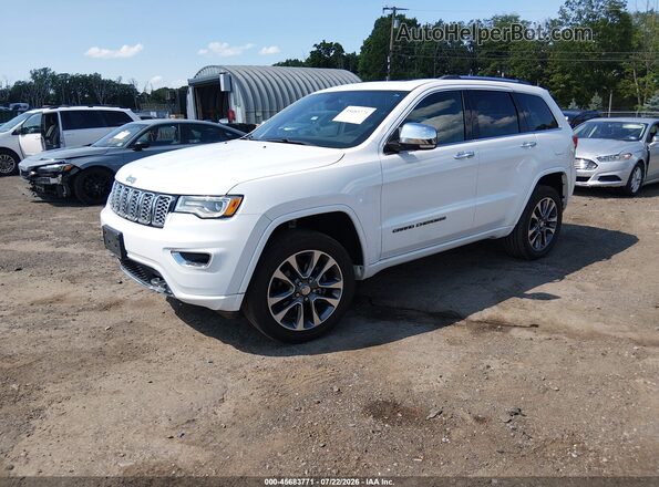 1C4RJFCGXJC423507 2018 JEEP GRAND CHEROKEE White წინა მარცხენა ხედი სამი მეოთხედიდან