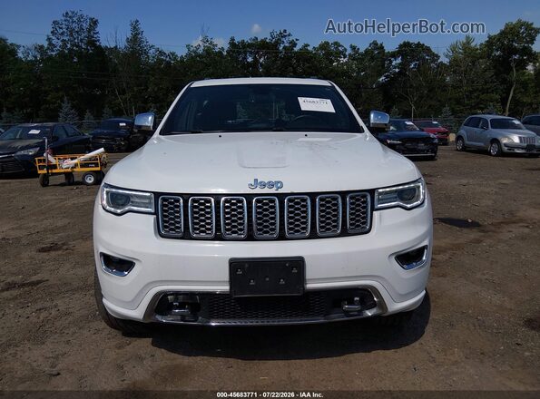 1C4RJFCGXJC423507 2018 JEEP GRAND CHEROKEE White ხელსაწყოთა პანელის ხედი