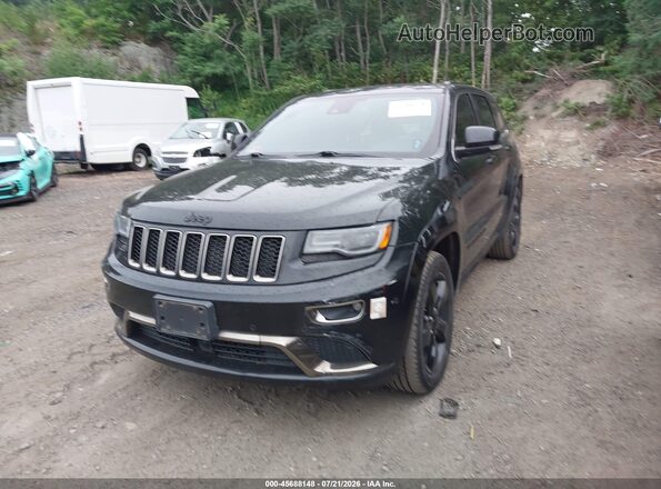1C4RJFCT1GC417522 2016 JEEP GRAND CHEROKEE Black Առջևի ձախ երեք քառորդ տեսարան