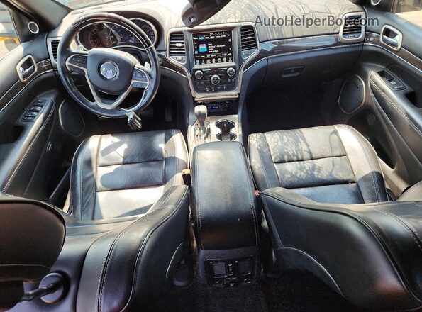 1C4RJFCT2HC818062 2017 JEEP GRAND Black წინა პანელის ხედი
