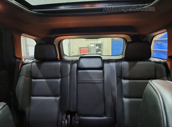 1C4RJFCT2HC835640 2017 JEEP GRAND Gray Rear seats view