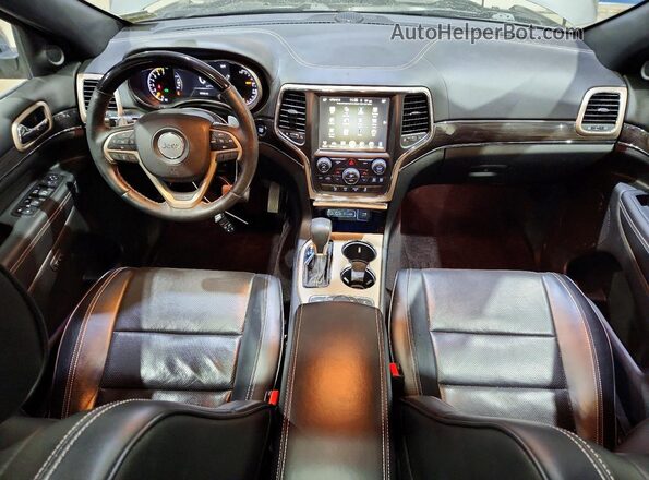 1C4RJFCT2HC835640 2017 JEEP GRAND Gray Dashboard view