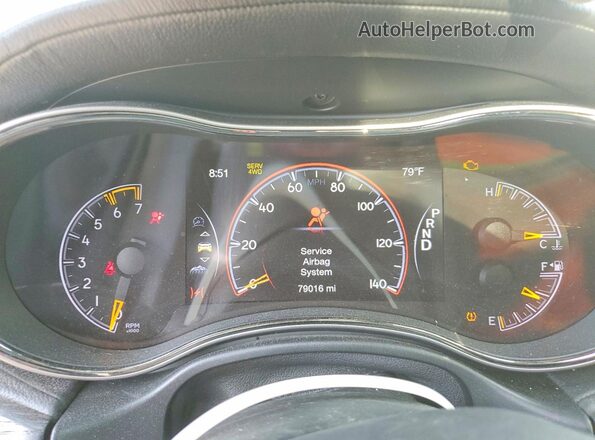 1C4RJFCT3JC503390 2018 JEEP GRAND White Vista del cuadro de instrumentos