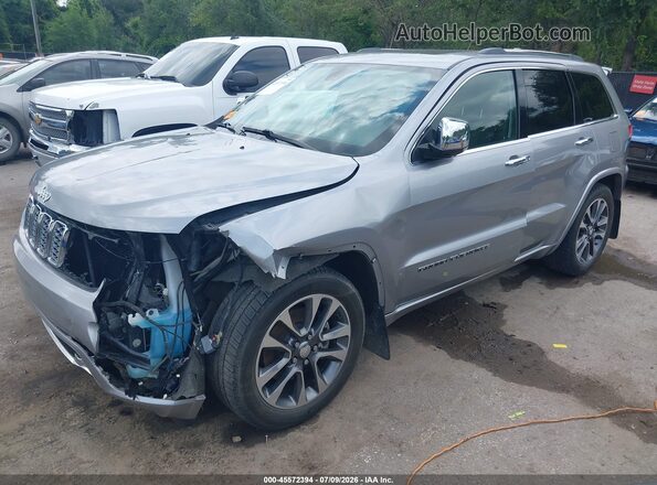 1C4RJFCT9JC215230 2018 JEEP GRAND CHEROKEE Silver წინა მარცხენა ხედი სამი მეოთხედიდან
