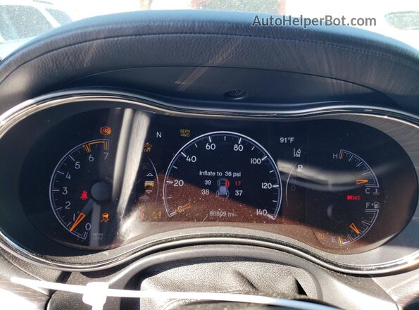 1C4RJFCT9JC348070 2018 JEEP GRAND Black Instrument cluster view
