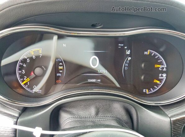 1C4RJFCTXLC343656 2020 JEEP GRAND Black Սարքավորումների վահանակի տեսք