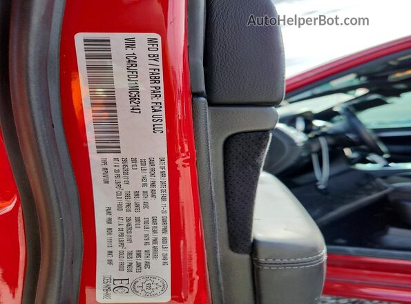 1C4RJFDJ1MC562147 2021 JEEP GRAND Red Vista del compartimento del motor