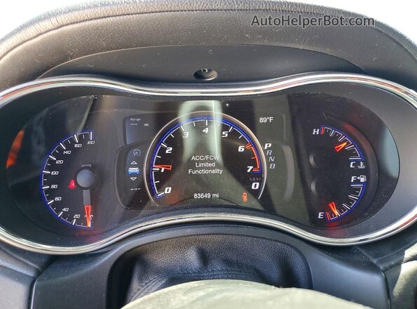 1C4RJFDJ3HC645438 2017 JEEP GRAND Black Widok zestawu wskaźników