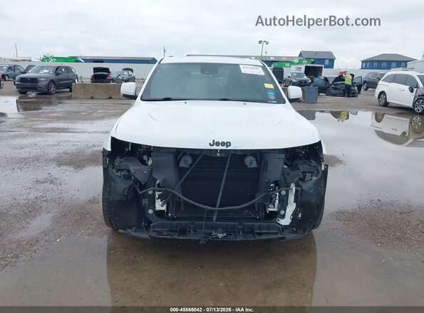 1C4RJFDJ4KC590490 2019 JEEP GRAND CHEROKEE White ხელსაწყოთა პანელის ხედი