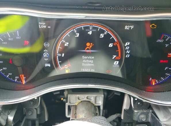 1C4RJFDJ8LC380332 2020 JEEP GRAND Black Vista del cuadro de instrumentos