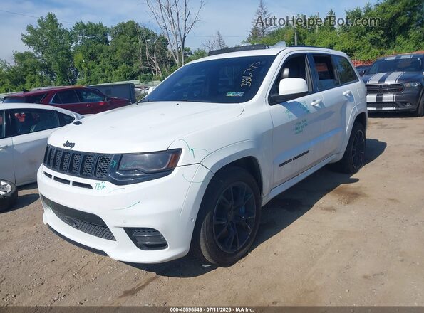 1C4RJFDJ8LC386793 2020 JEEP GRAND CHEROKEE White წინა მარცხენა ხედი სამი მეოთხედიდან