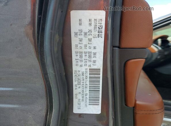 1C4RJFJG0GC320236 2016 JEEP GRAND Black VIN sticker view