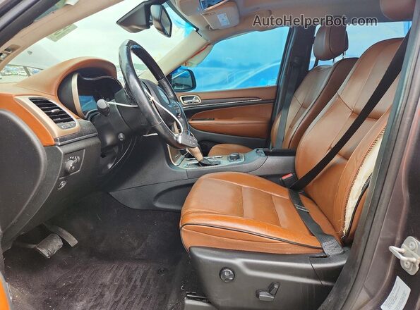 1C4RJFJG0GC320236 2016 JEEP GRAND Black Front interior view