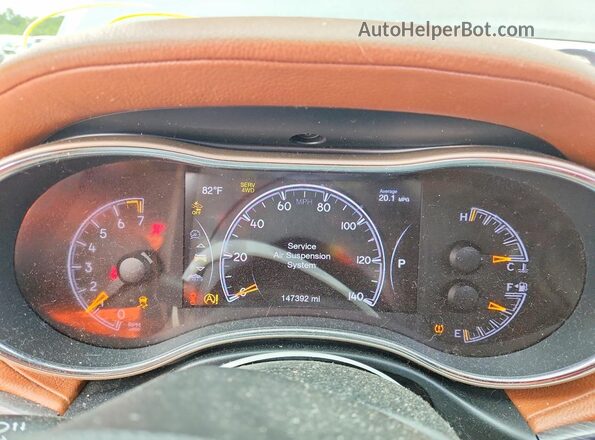 1C4RJFJG0GC320236 2016 JEEP GRAND Black Instrument cluster view