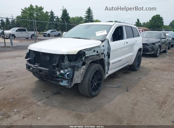 1C4RJFJG2JC227628 2018 JEEP GRAND CHEROKEE White Առջևի ձախ երեք քառորդ տեսարան
