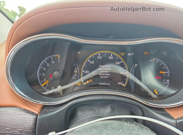 1C4RJFJG4GC490194 2016 JEEP GRAND Серый Вид щитка приборов