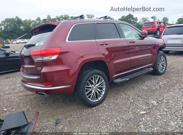 1C4RJFJM4JC408218 2018 JEEP GRAND CHEROKEE Red Задня права чверть