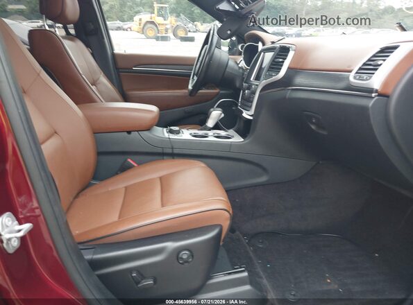 1C4RJFJM4JC408218 2018 JEEP GRAND CHEROKEE Red Вид салону спереду