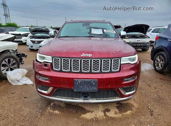 1C4RJFJT4HC875365 2017 JEEP GRAND Бордовый Вид спереди