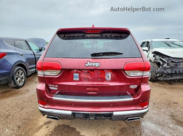 1C4RJFJT4HC875365 2017 JEEP GRAND Бордовый Вид сзади